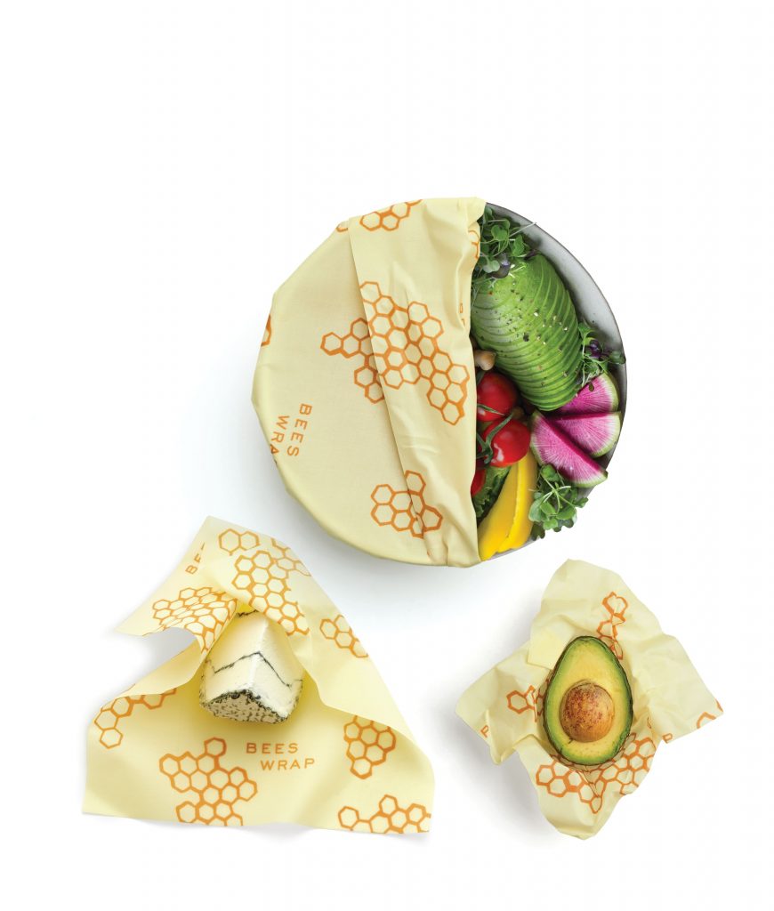 variety of food wrapped in beeswax wrap