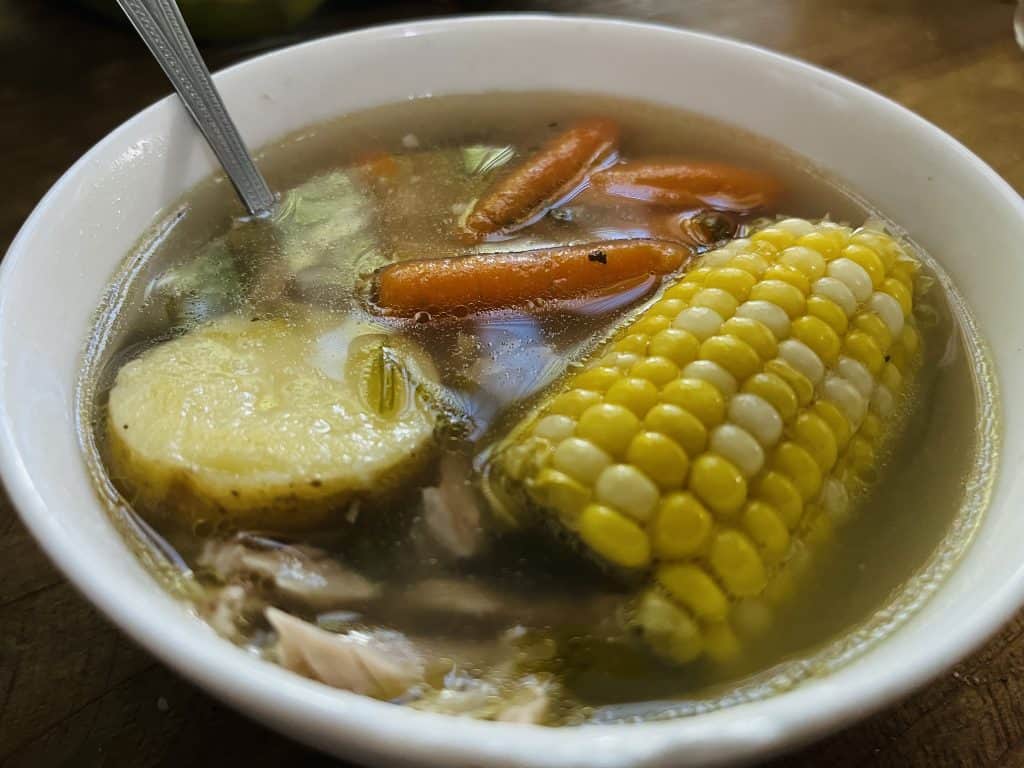 Mexican chicken soup