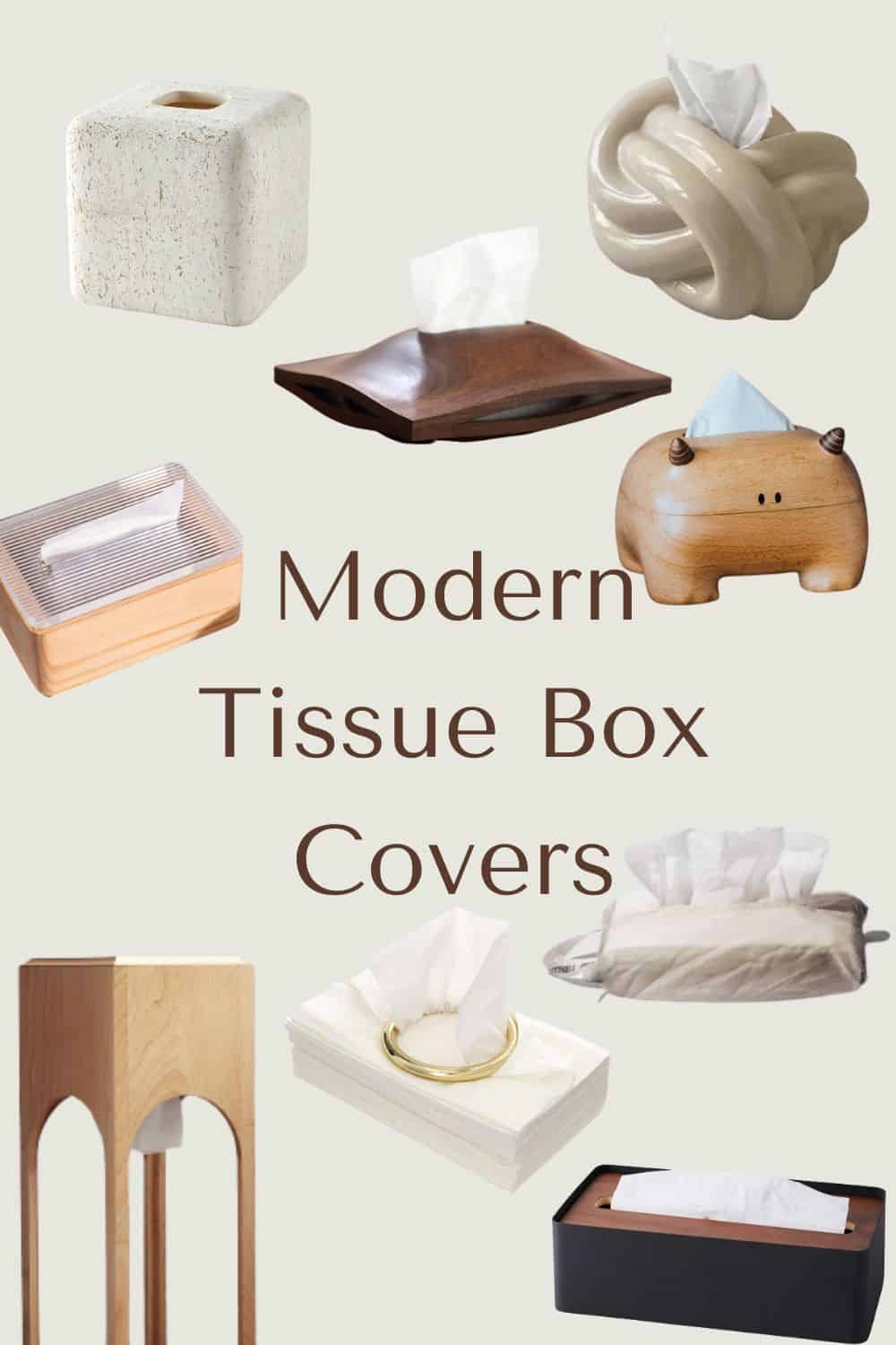 Unique tissue box holder new arrivals